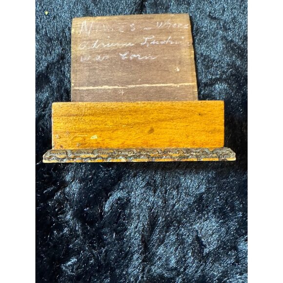 Vintage 1955 FEA Handcrafted Wooden Trinket Box With Painted Roman Colosseum - Picture 7 of 10